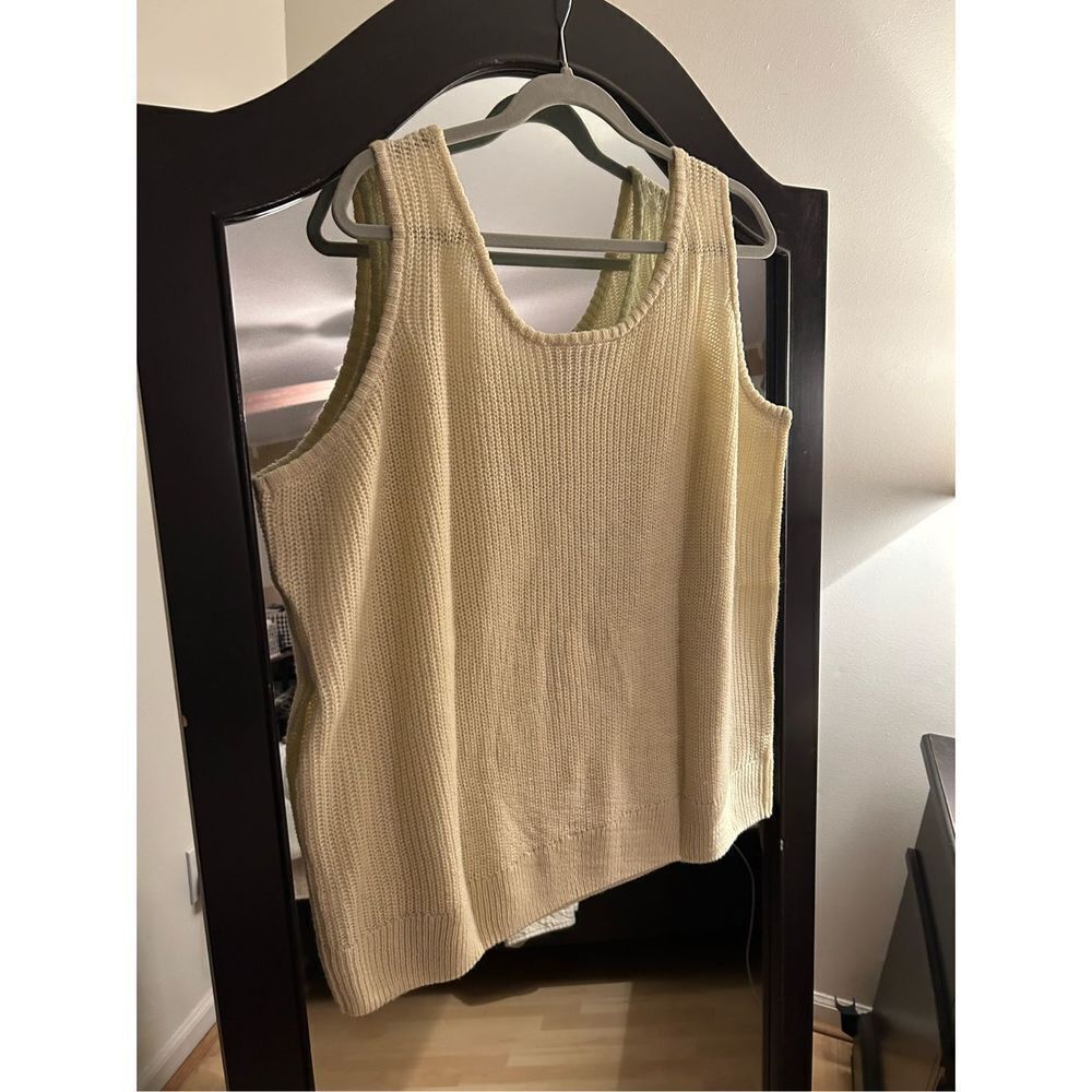 NEW Easy Essentials Sweater Tank 3X - Picture 2 of 3